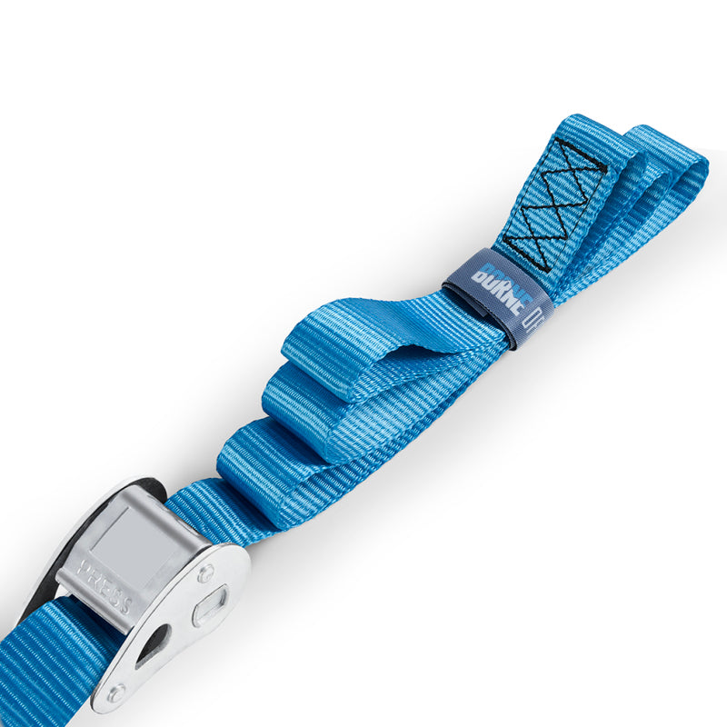 Mishimoto Cam Buckle Tie-Down Kit (2-Pack) Blue - DTX Performance