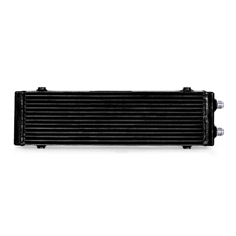 Mishimoto Universal Large Bar and Plate Dual Pass Black Oil Cooler - DTX Performance