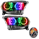 Oracle 11-13 Dodge Durango SMD HL Halogen - Black - ColorSHIFT