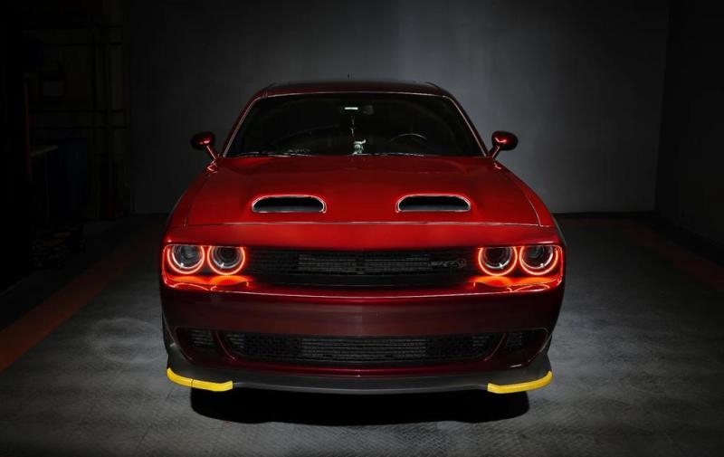 Oracle 15-21 Dodge Challenger LED Waterproof Halo Kit - Red - DTX Performance