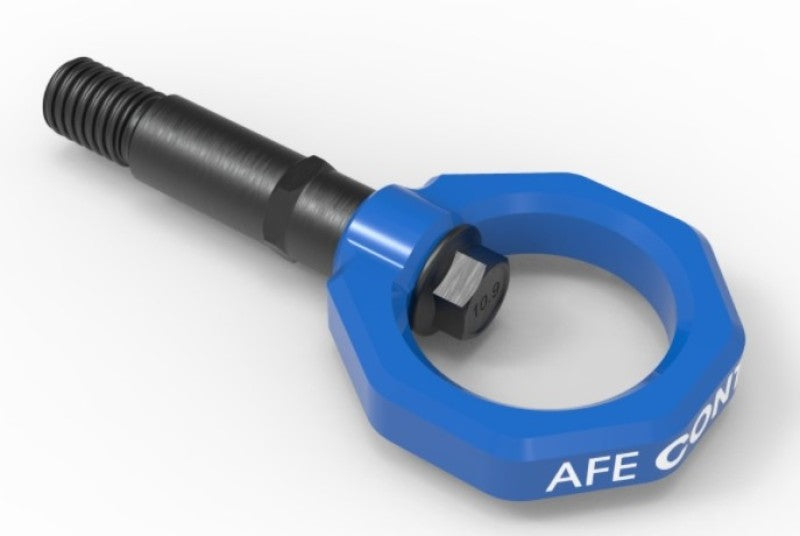 aFe Control Rear Tow Hook Blue 20-21 Toyota GR Supra (A90) - DTX Performance