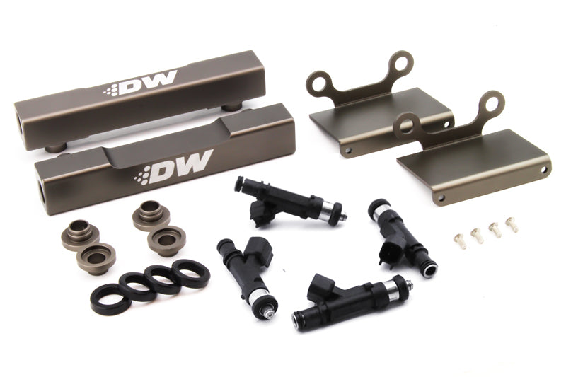 DeatschWerks 04-06 Subaru STI/LGT Side Feed to Top Feed Fuel Rail Conv Kit w/ 1000cc Injectors - DTX Performance