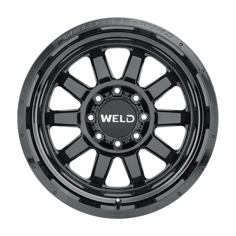 Weld Off-Road W168 20X9 Stealth 8X180 ET00 BS5.00 Gloss Black 124.3 - DTX Performance