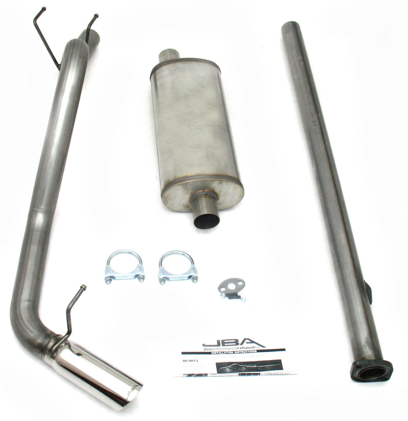 JBA 95-99 Toyota Tacoma Pre Runner 3.4L 409SS Pass Side Single Exit Cat-Back Exhaust - DTX Performance