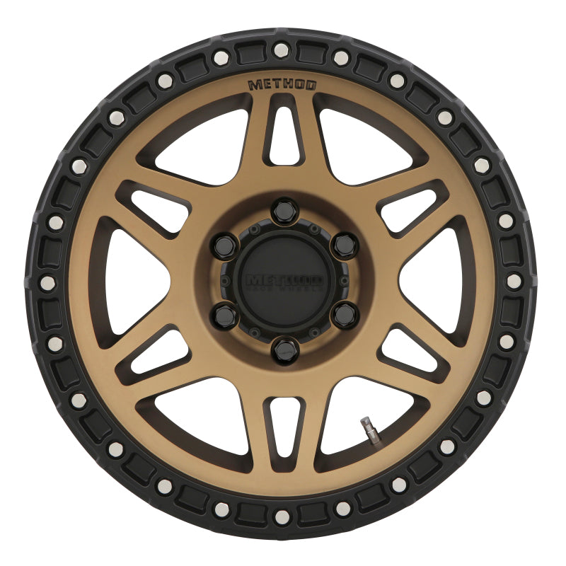 Method MR312 17x8.5 0mm Offset 6x135 87mm CB Method Bronze/Black Street Loc Wheel - DTX Performance