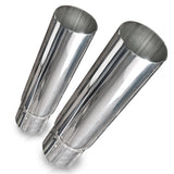 Stainless Works Straight Cut Resonator Tips 2 1/2in ID Inlet 3in Body