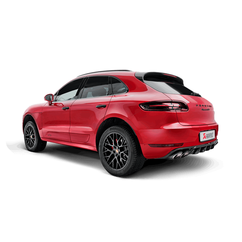 Akrapovic 2014 Porsche Macan Turbo (95B) Evolution Line Cat Back (Titanium) w/ Titanium Tips - DTX Performance