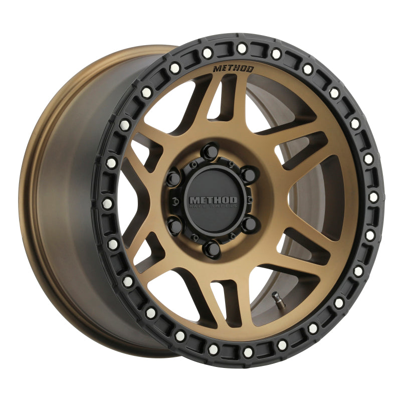 Method MR312 18x9 +18mm Offset 6x5.5 106.25mm CB Method Bronze/Black Street Loc Wheel - DTX Performance