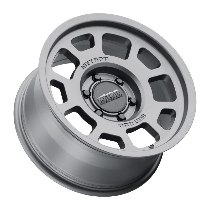 Method MR705 17x8.5 0mm Offset 6x5.5 106.25mm CB Titanium Wheel - DTX Performance