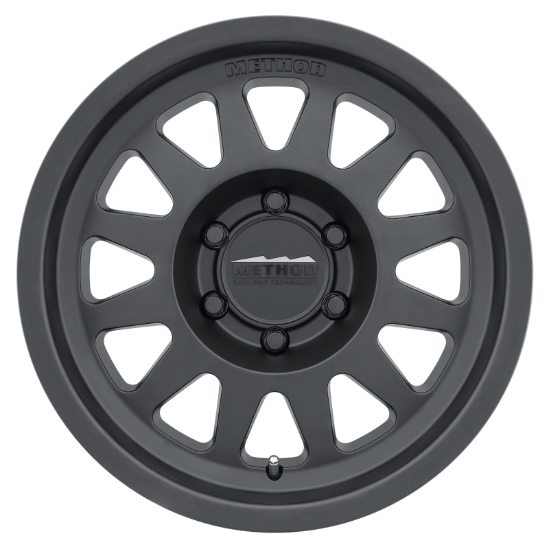 Method MR704 17x8.5 0mm Offset 5x5 71.5mm CB Matte Black Wheel - DTX Performance