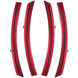 Oracle Chevrolet Corvette C7 Concept Sidemarker Set - Tinted - Crystal Red Tintcoat (GBE)