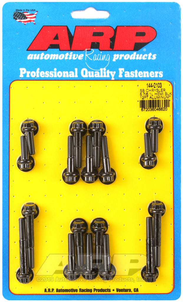 ARP Small Block Chrysler 5.7/6.1L Hemi 12pt Aluminum Intake Manifold Bolt Kit - DTX Performance