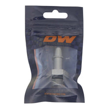 Load image into Gallery viewer, DeatschWerks 6AN ORB Male to 3/8in Male EFI Quick Connect Adapter - Anodized DW Titanium - DTX Performance