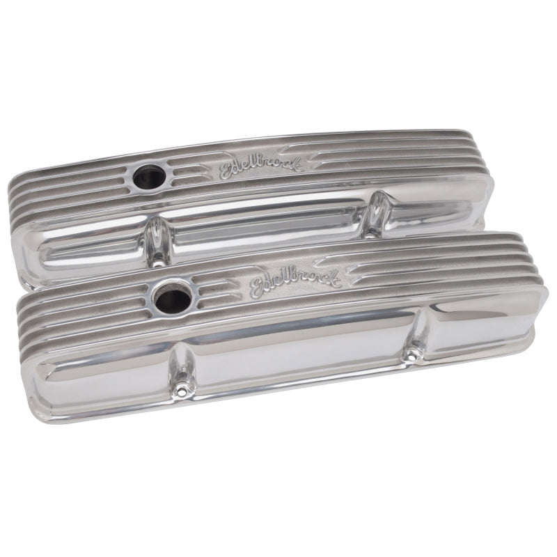 Edelbrock Valve Cover Classic Series Chevrolet 1959-1986 262-400 CI V8 Polshed - DTX Performance