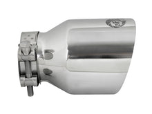 Load image into Gallery viewer, aFe MACH Force-Xp 304 SS Clamp-On Exhaust Tip 2.5in. Inlet / 4in. Outlet / 6in. L - Polished - DTX Performance