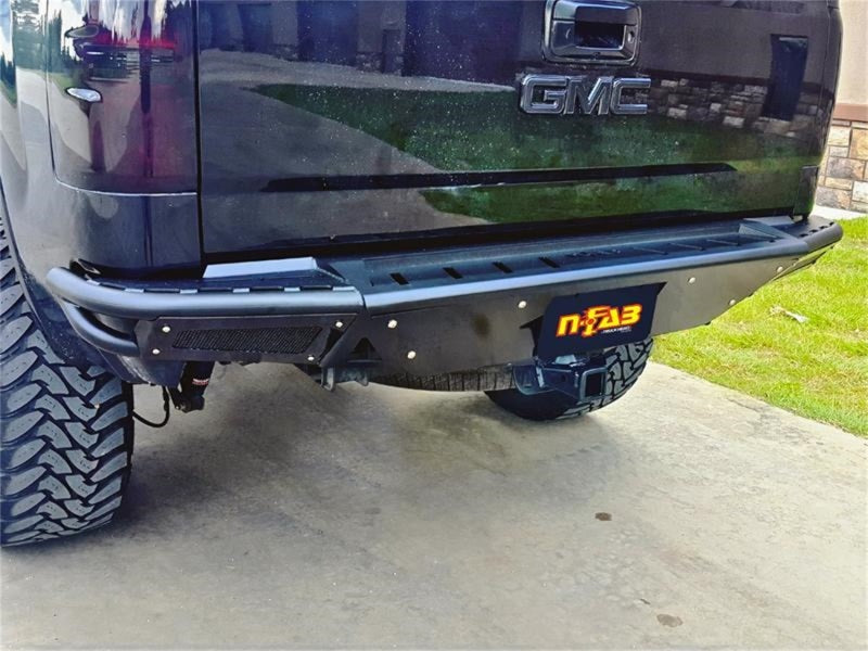 N-Fab RBS-H Rear Bumper 07-13 Toyota Tundra - Gloss Black - DTX Performance