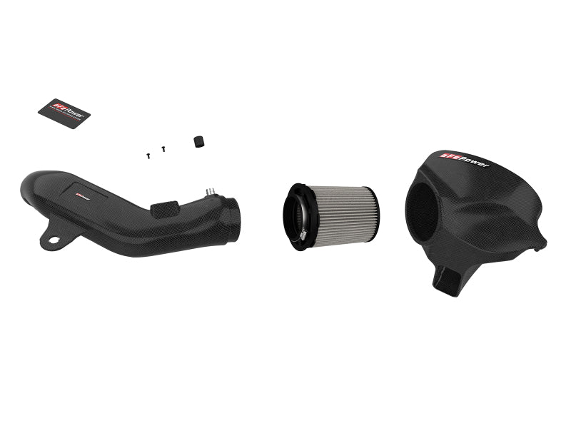 aFe Black Series Carbon Fiber CAIS w/PDS Filter 16-18 BMW M2 (F87) L6-3.0L - DTX Performance