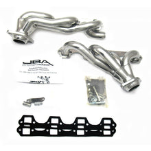 Load image into Gallery viewer, JBA 87-96 Ford F-150 5.8L SBF 1-5/8in Primary Silver Ctd Cat4Ward Header - DTX Performance