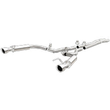 Load image into Gallery viewer, MagnaFlow Cat Back, SS, 2.5in, Competition, Dual Split Polished 4.5in Tips 2015 Ford Mustang V6 3.7L - DTX Performance