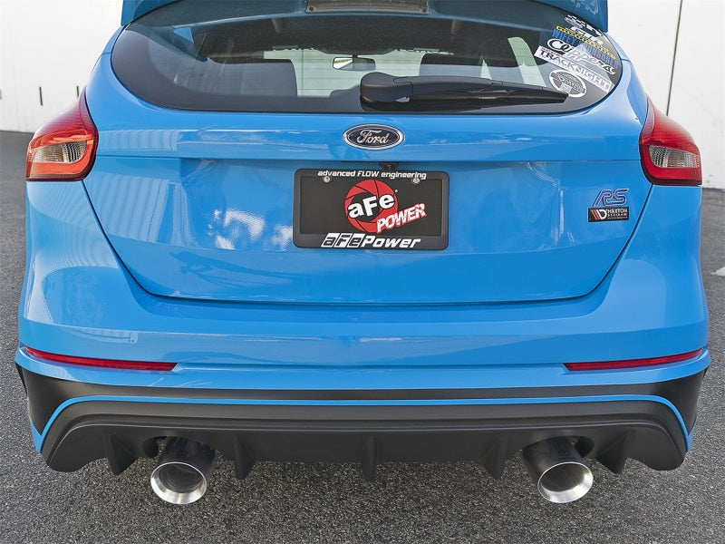 aFe Takeda 3in 304 SS Cat-Back Exhaust w/ Polished Tip 16-18 Ford Focus RS 2.3L (t) - DTX Performance