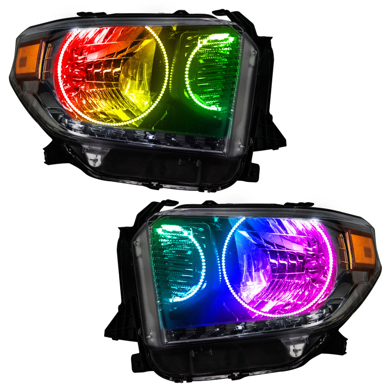 Oracle 14-17 Toyota Tundra SMD HL - Dual Halo Kit - ColorSHIFT w/o Controller - DTX Performance