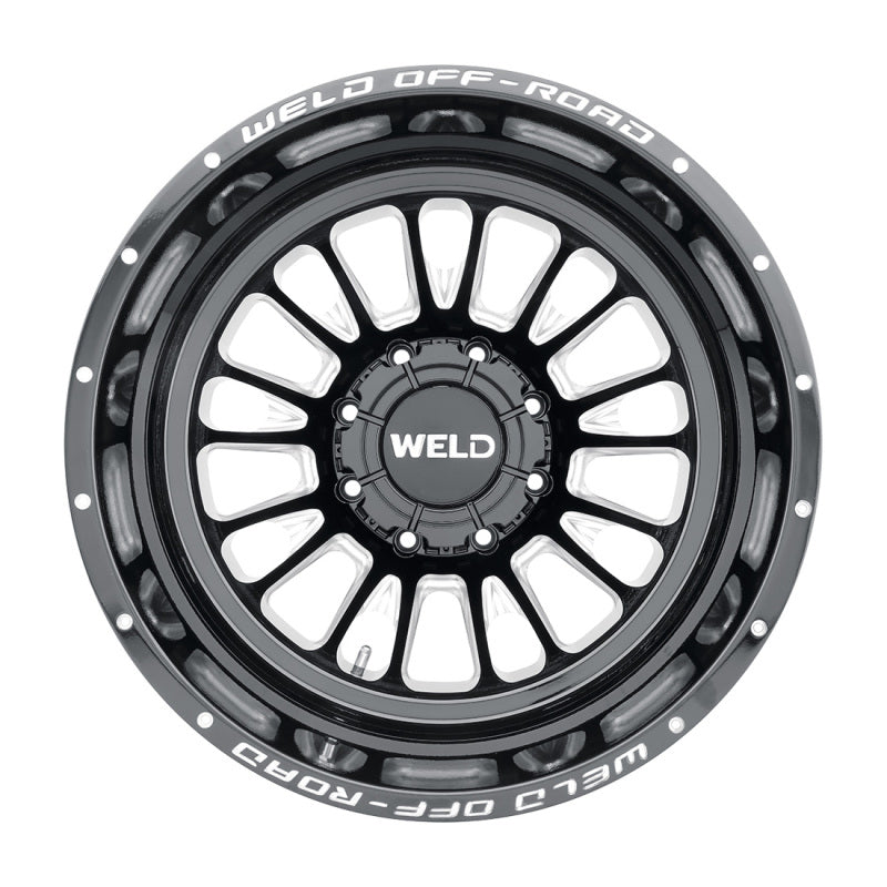 Weld Off-Road W121 20X8.25 Scorch Outer 8X165.1 ET-265 BS-5.67 Gloss Black MIL 121.6 - DTX Performance