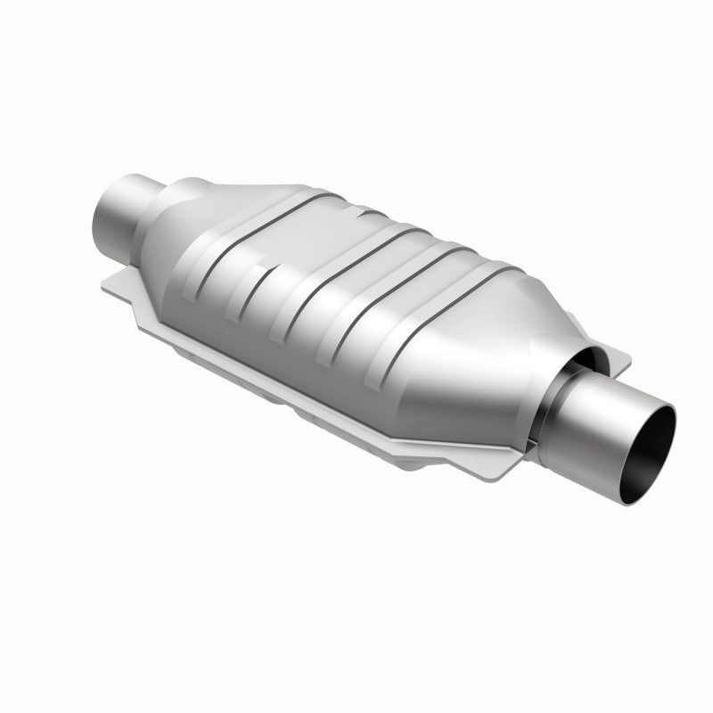 MagnaFlow Conv Universal-Fit 2.25in Inlet/Outlet Center/Center Oval 12in Body/7in Width - DTX Performance