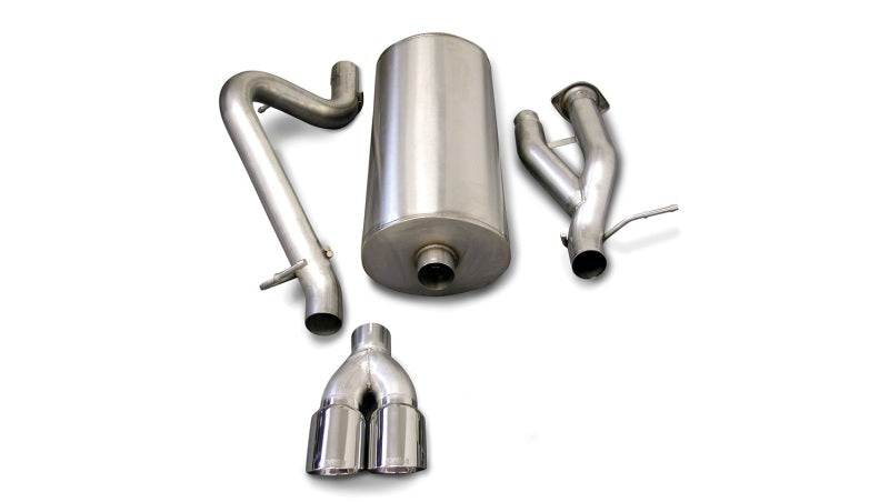 Corsa 03-06 Hummer H2 6.0L V8 Polished Sport Cat-Back Exhaust - DTX Performance