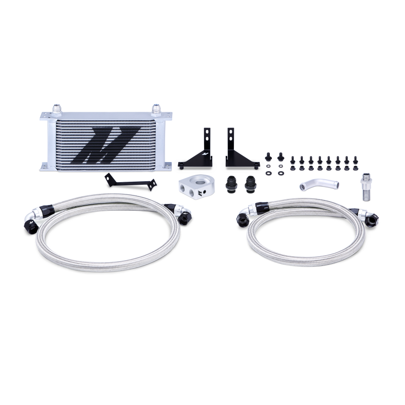 Mishimoto 14-16 Ford Fiesta ST Non-Thermostatic Oil Cooler Kit - Silver - DTX Performance