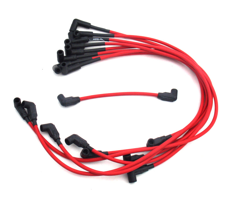 JBA 88-95 GM 5.0L/5.7L Truck Ignition Wires - Red - DTX Performance