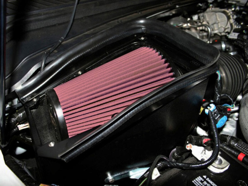 Airaid 08-10 Ford F-250/350 6.4L Power Stroke DSL MXP Intake System w/o Tube (Dry / Red Media) - DTX Performance