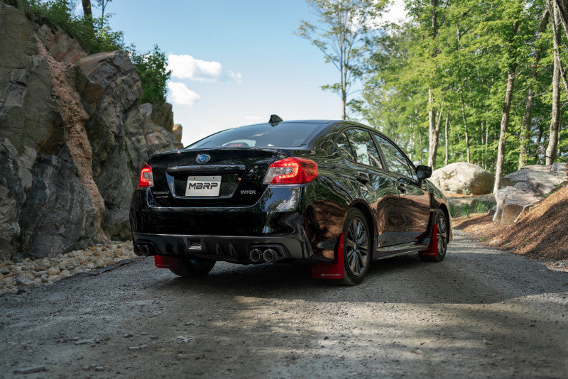 MBRP 15-19 Subaru WRX 2.0L/STI 2.5L 3in Dual Split Rear Exit w/ 3.5in Tips - T304 (Race Version) - DTX Performance