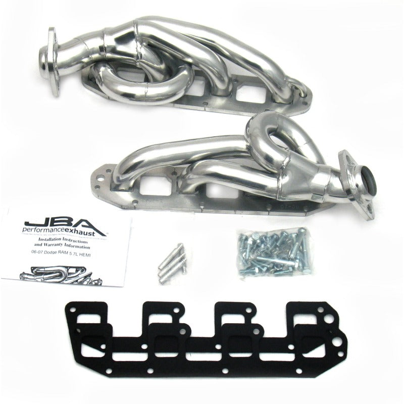 JBA 03-08 Dodge RAM 5.7L HEMI 1-5/8in Primary Silver Ctd Cat4Ward Header - DTX Performance