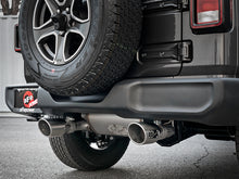 Load image into Gallery viewer, aFe Rebel Series 2.5in 409 SS Cat-Back Exhaust w/ Polished Tips 18-19 Jeep Wrangler (JL) V6 3.6L - DTX Performance