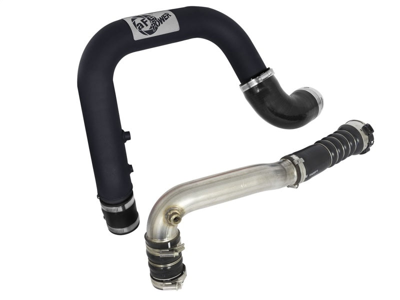 aFe BladeRunner 2.5in Black IC Tube Hot Side w/ Coupling & Clamp Kit 2016 GM Colorado/Canyon 2.8L - DTX Performance