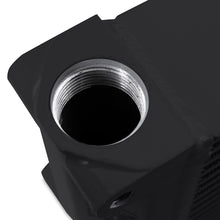 Load image into Gallery viewer, Mishimoto Heavy-Duty Oil Cooler - 17in. Same-Side Outlets - Black - DTX Performance