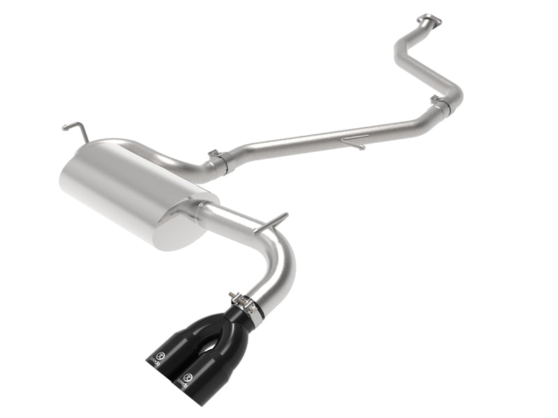 aFe POWER Takeda 2in to 2-1 304 SS Cat-Back Exhaust w/ Black Tips 11-17 Lexus CT200h 1.8L - DTX Performance