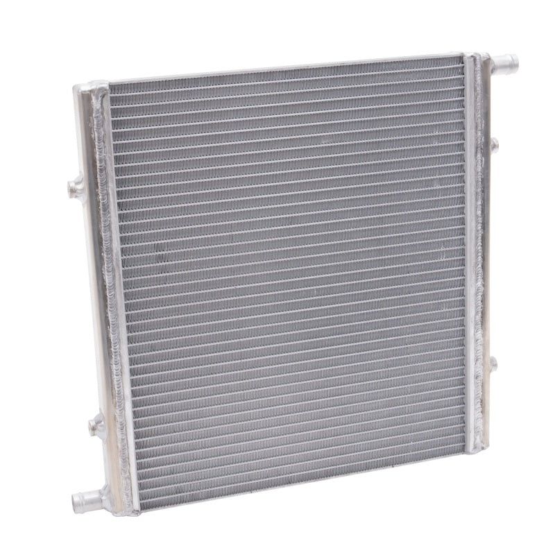 Edelbrock Heat Exchanger Single Pass Single Row 22 000 Btu/Hr 16In W X 16In H X 1 5In D Silver - DTX Performance