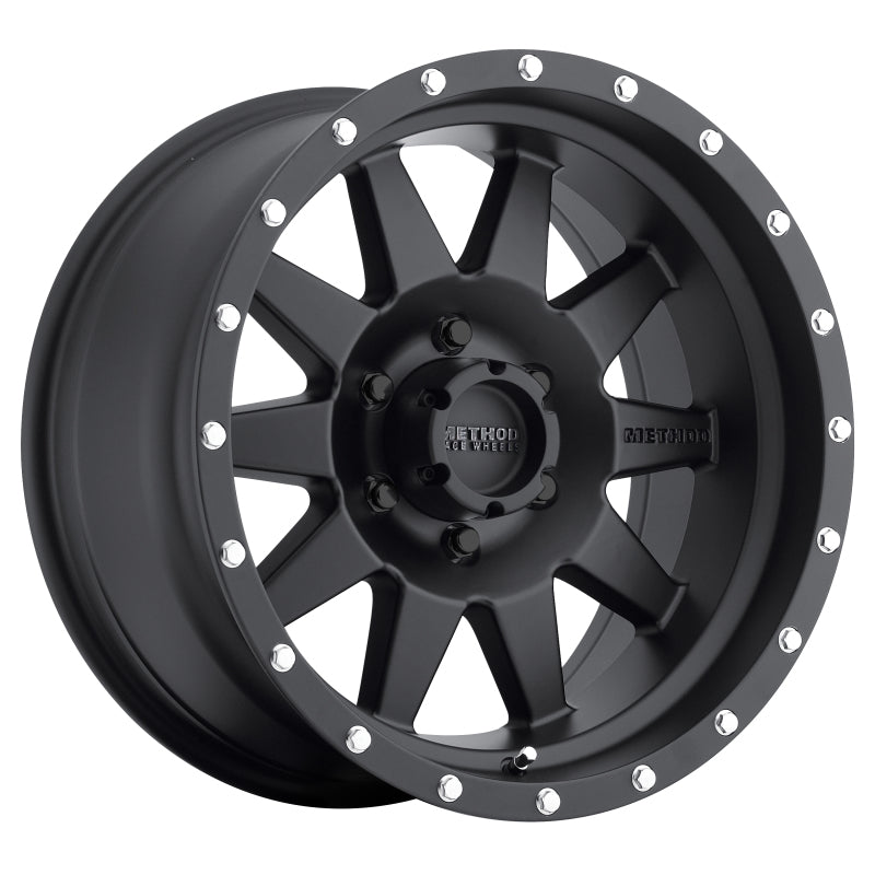 Method MR301 The Standard 18x9 +18mm Offset 6x135 94mm CB Matte Black Wheel - DTX Performance