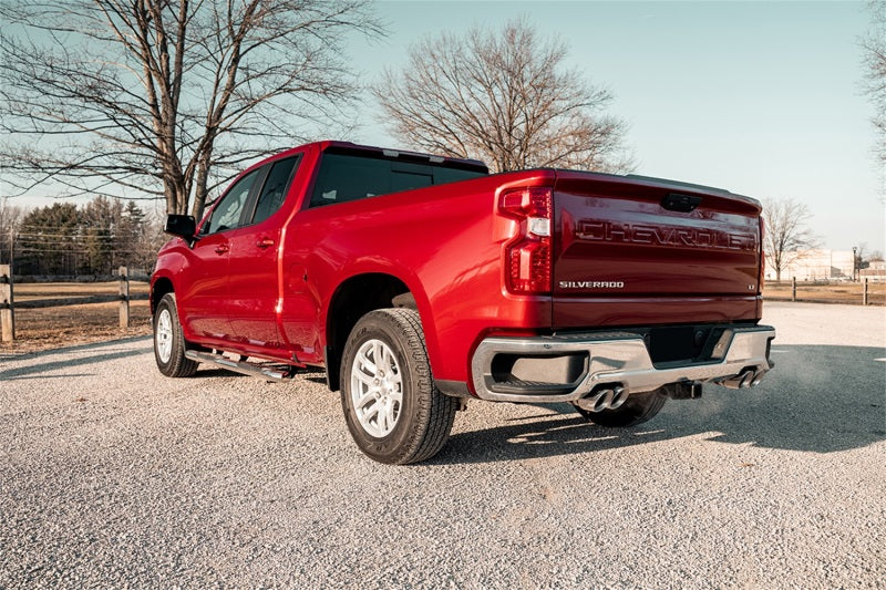 Corsa 19-23 Chevrolet Silverado 1500 5.3L 147.5in Wheel Base Cat-Back Dual Rear 4in Polish Tips - DTX Performance