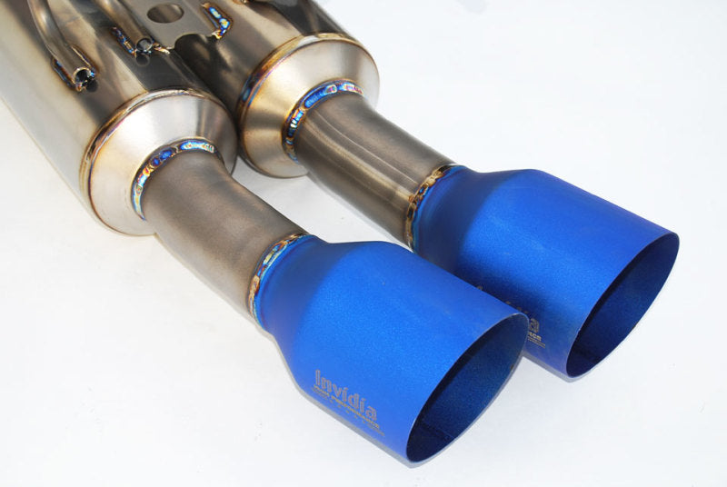 Invidia 2015+ WRX/STi Gemini 80mm Full Titanium Quad 101mm Tip Cat-Back Exhaust - DTX Performance