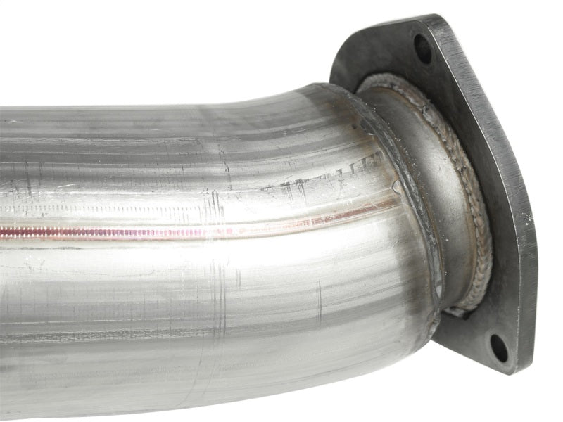 aFe MACHForce XP Exhaust 5in DPF-Stainless, GM Diesel Trucks 07.5-10 V8-6.6L 9(td) LMM - DTX Performance